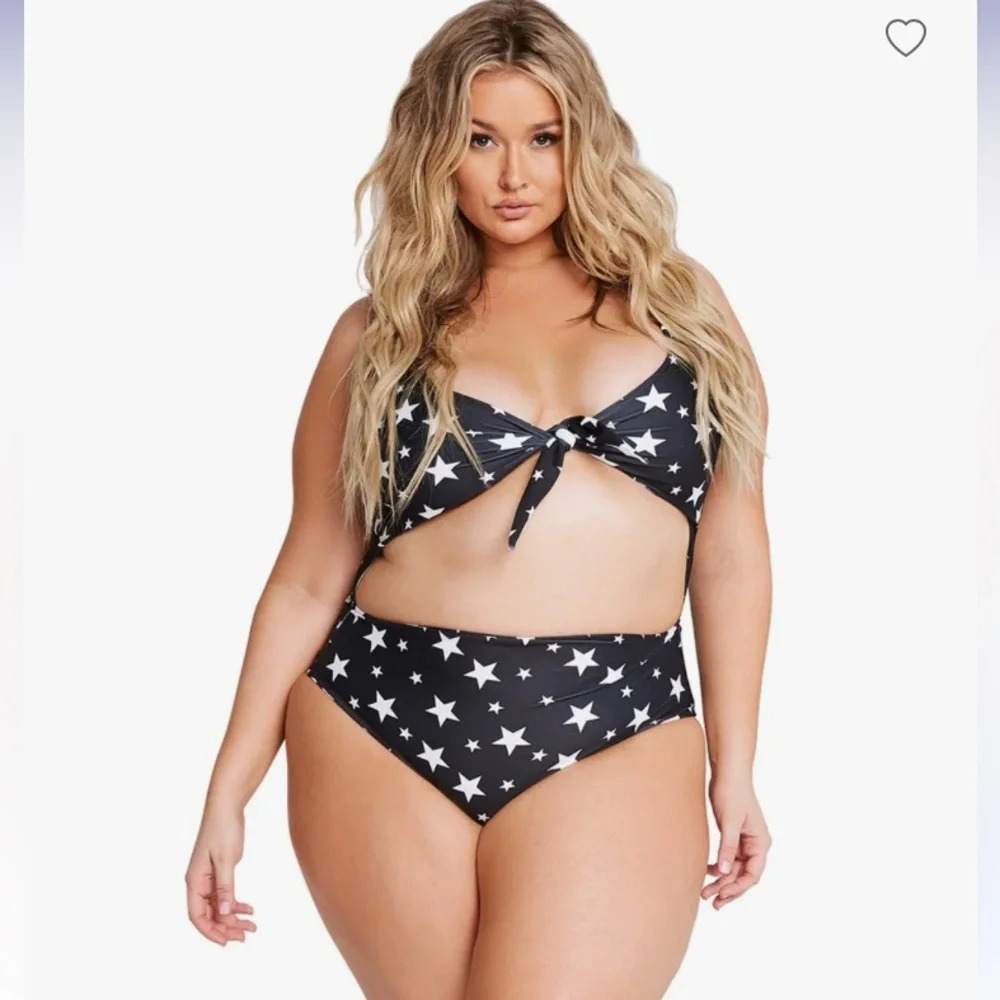 Alpine Black and White Star One Piece